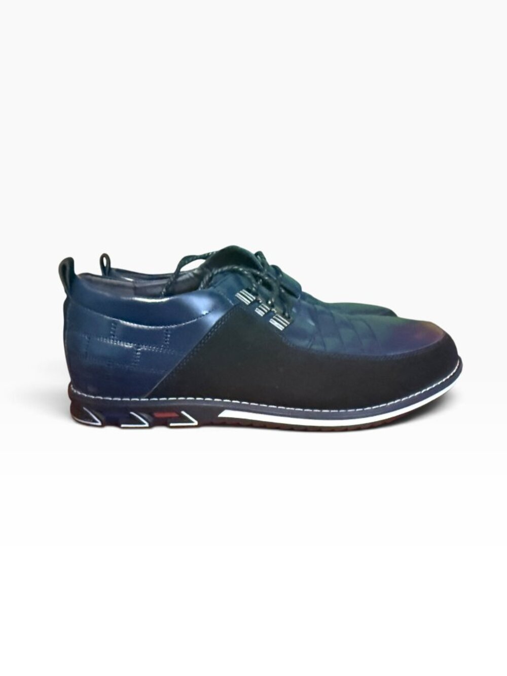New Gatsby Men’s Blue & Black Dress Sneakers – Size 11